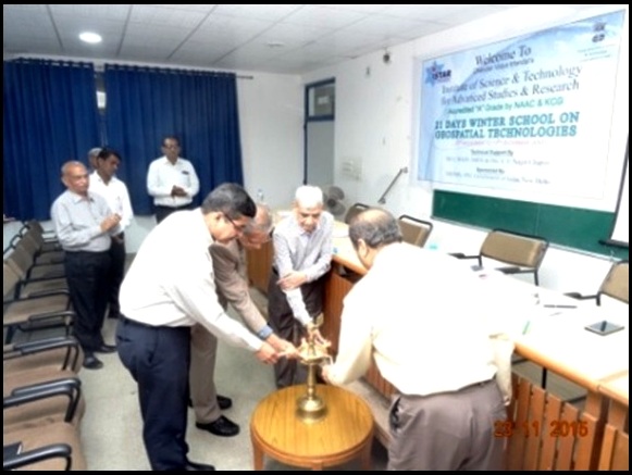 21 DAYS WINTER SCHOOL ON GEOSPATIAL TECHNOLOGIES